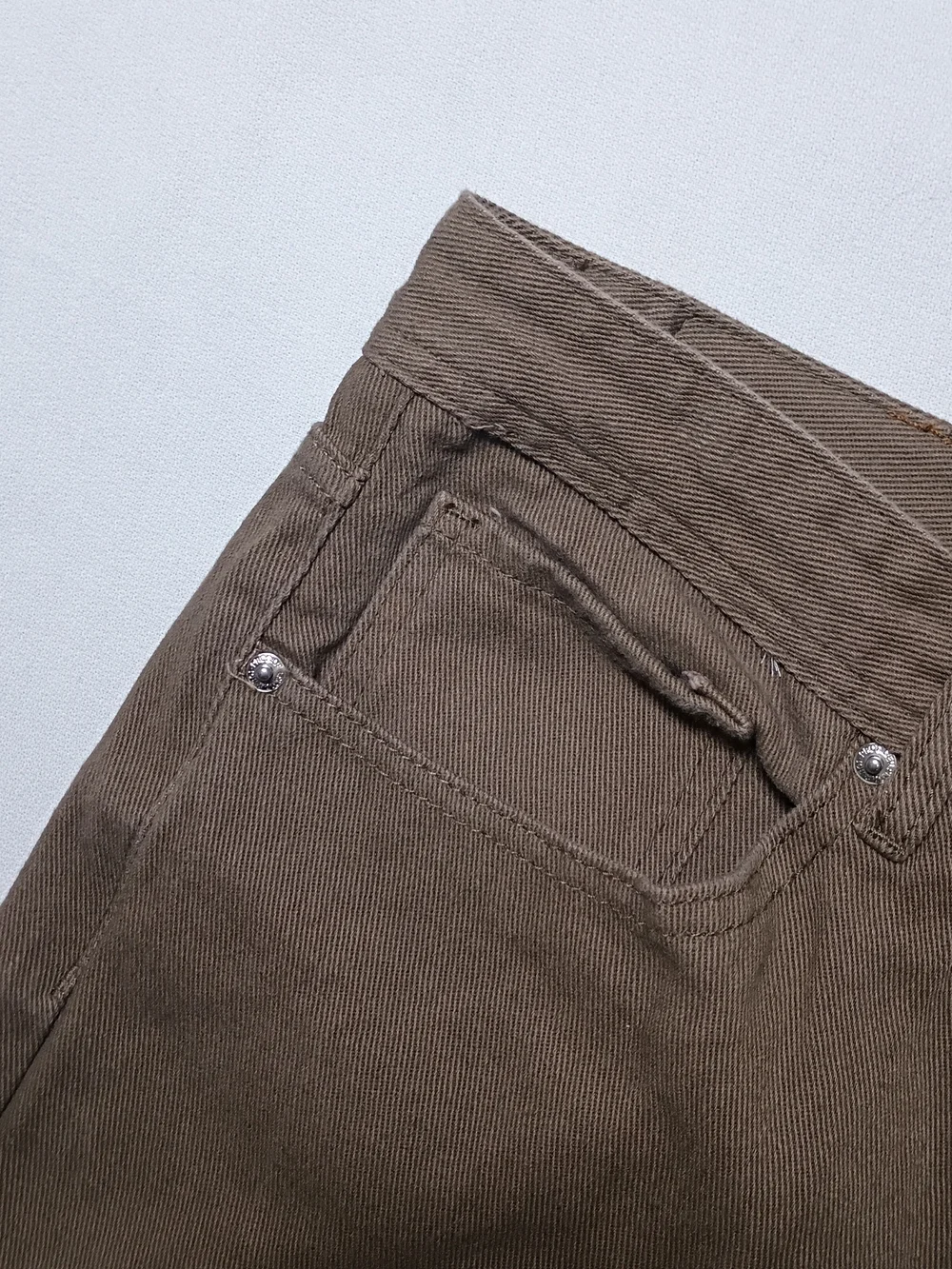 Vintage Trust Jeans Mens Regular Fit 36X30 Brown Denim Y2K